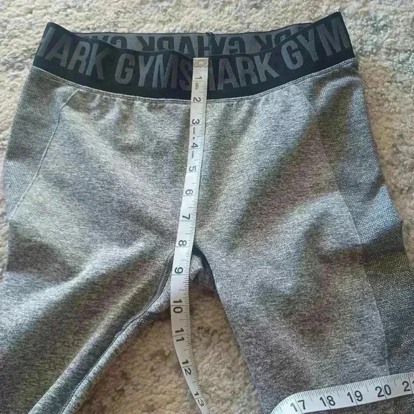 Gymshark Womens Gray And Black Flex Leggings M - Picture 12 of 14